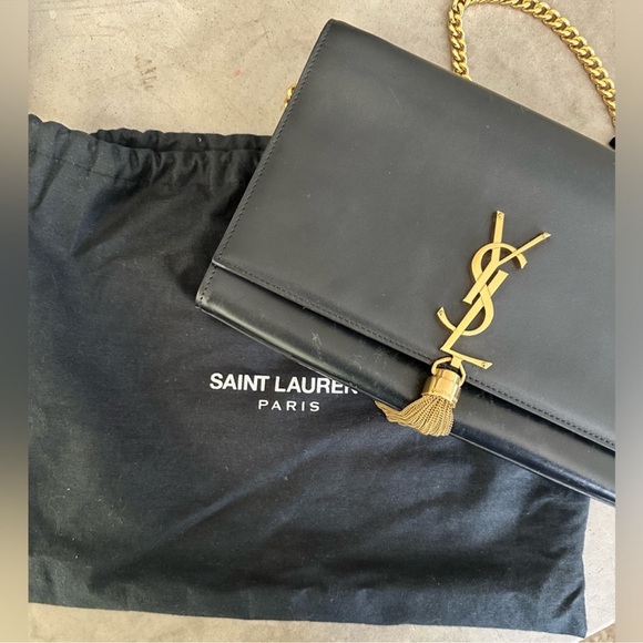 SAINT LAURENT Monogram Kate Medium Tassel Chain Bag - Picture 6 of 7